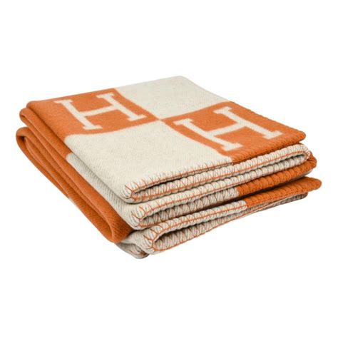 orange hermes blanket.